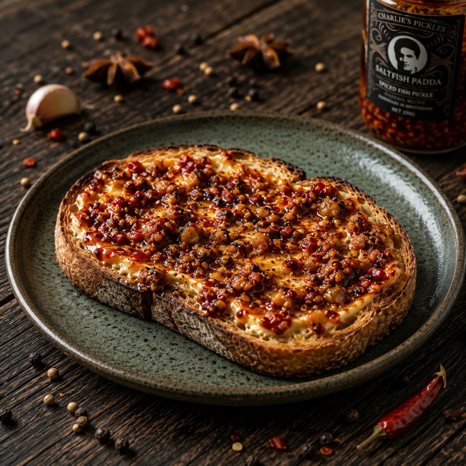 Toast with Padda Butter